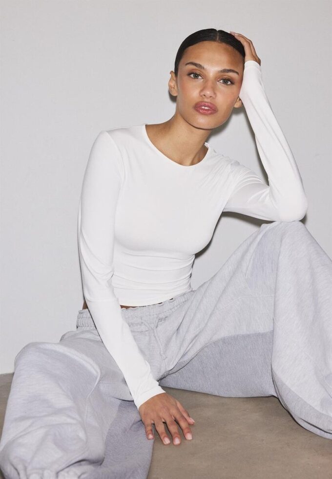 T-shirt à manches longues en polyamide