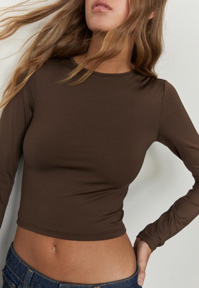 T-shirt à manches longues en polyamide