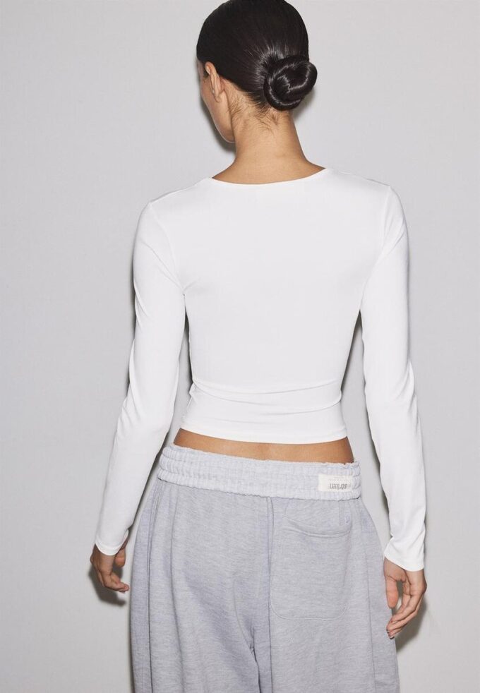 T-shirt à manches longues en polyamide