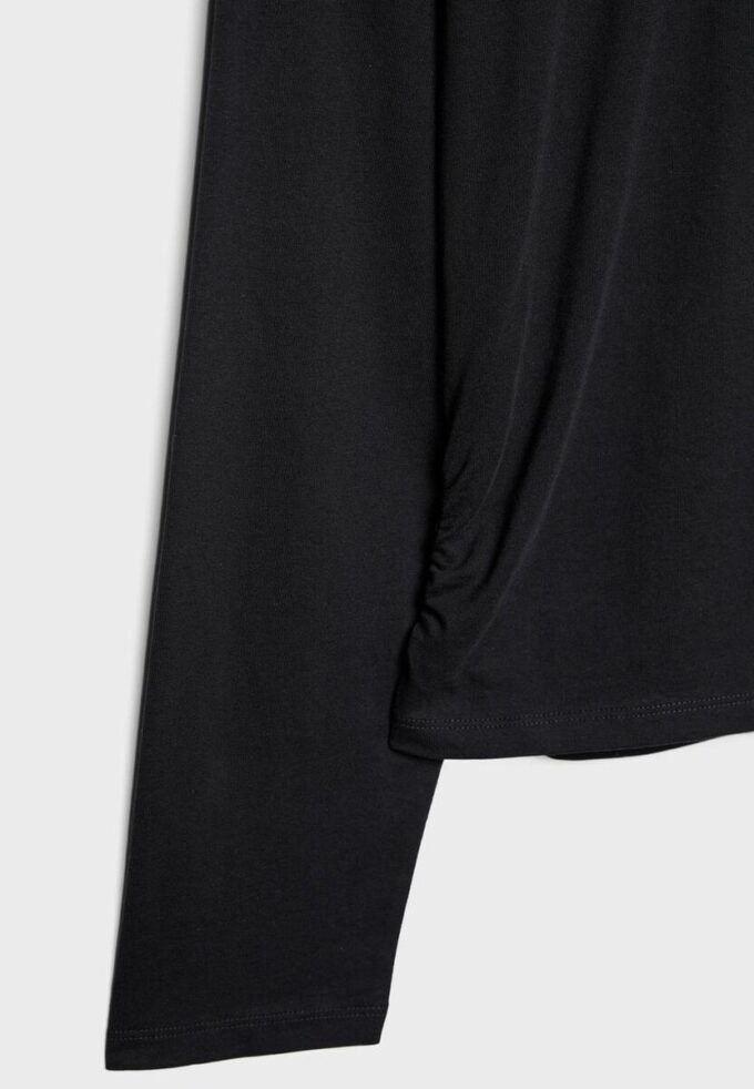 T-shirt à manches longues froncé