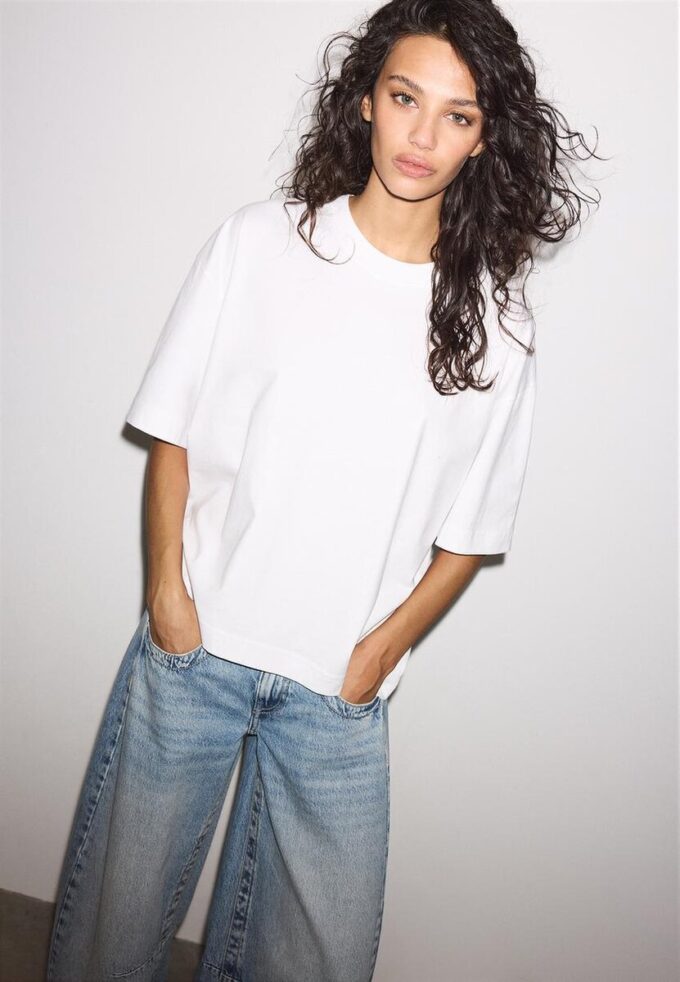 T-shirt oversize à manches courtes T-shirt oversize à manches courtes