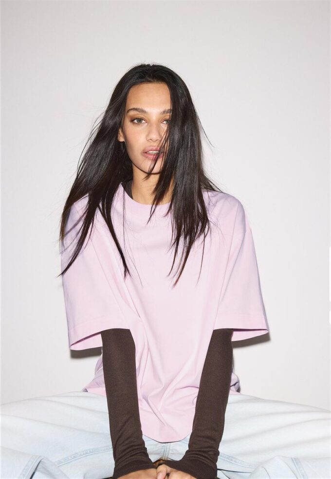 T-shirt oversize à manches courtes T-shirt oversize à manches courtes