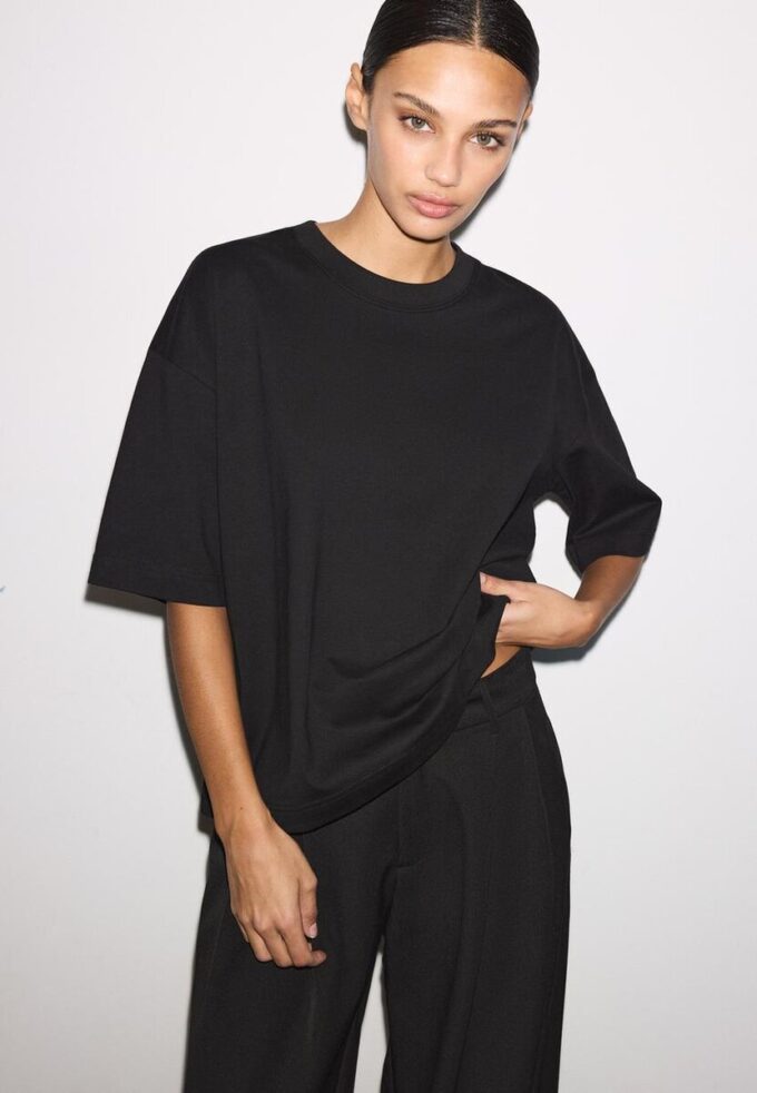 T-shirt oversize à manches courtes T-shirt oversize à manches courtes