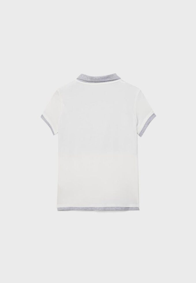 T-shirt polo à manches courtes double épaisseur