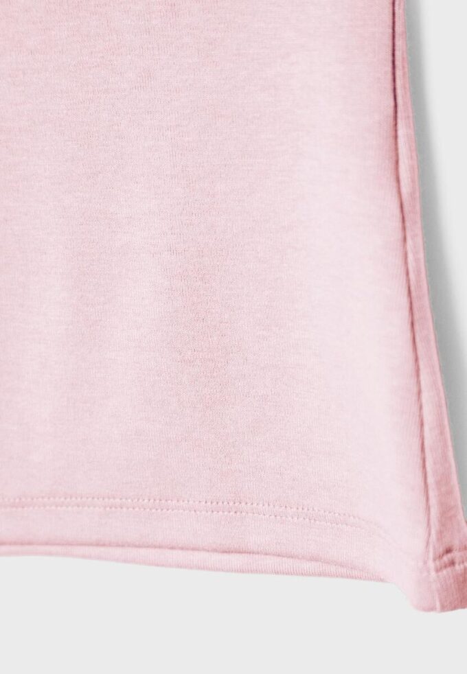 T-shirt sans manches à col cheminée