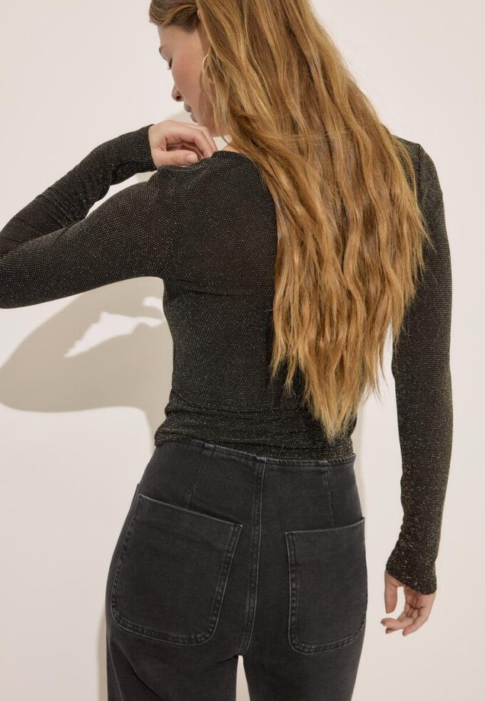 T-shirt Seamless à encolure carrée