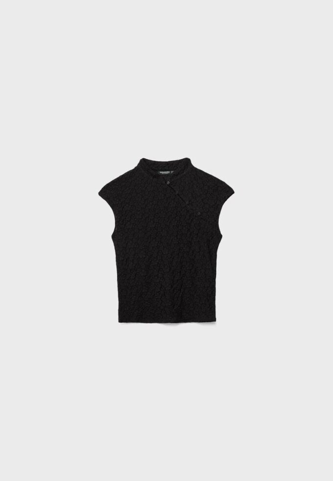 T-shirt style qipao en dentelle