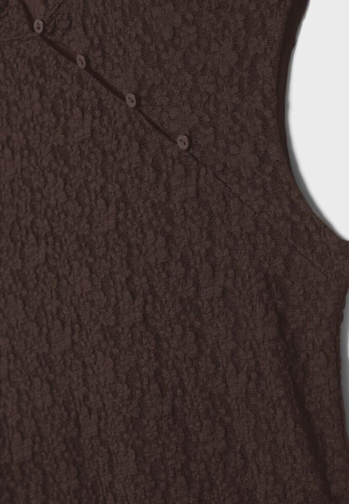 T-shirt style qipao en dentelle