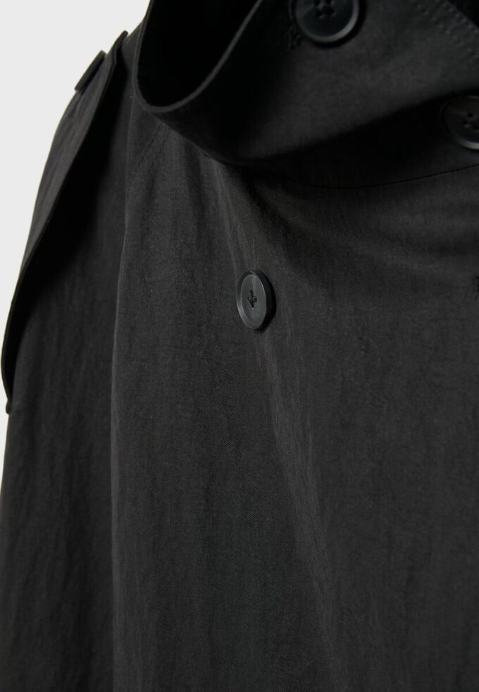 Trench-coat à col montant