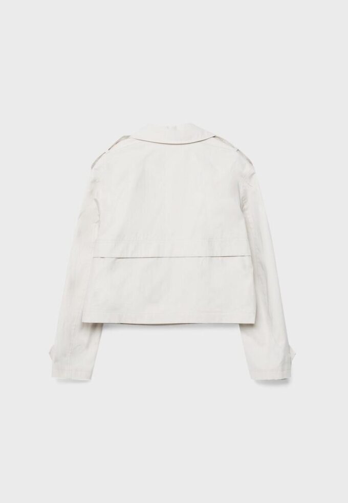 Trench-coat court à double boutonnage Trench-coat court à double boutonnage