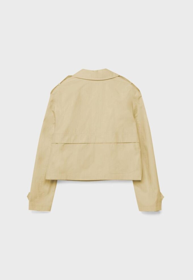 Trench-coat court à double boutonnage Trench-coat court à double boutonnage