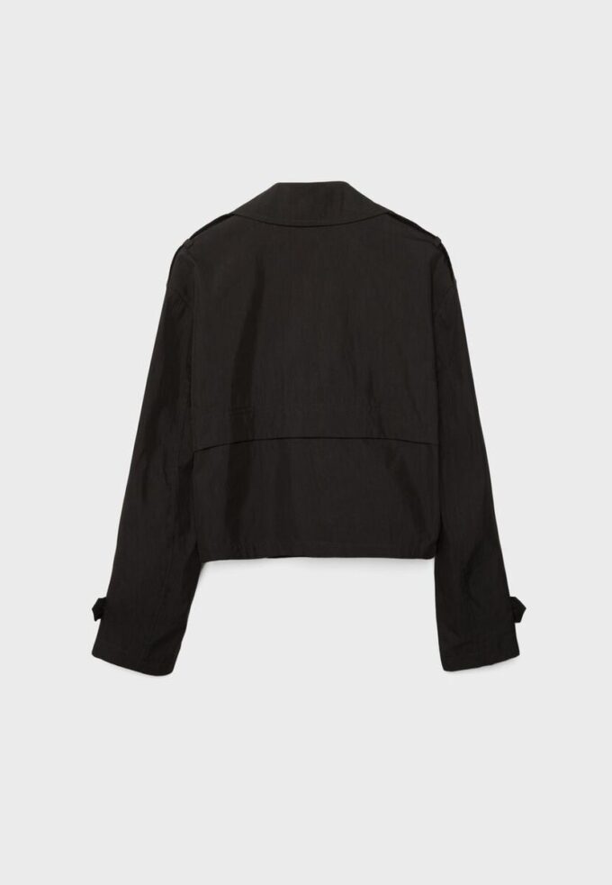 Trench-coat court à double boutonnage Trench-coat court à double boutonnage