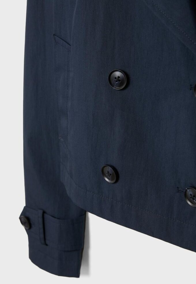 Trench-coat court à double boutonnage Trench-coat court à double boutonnage