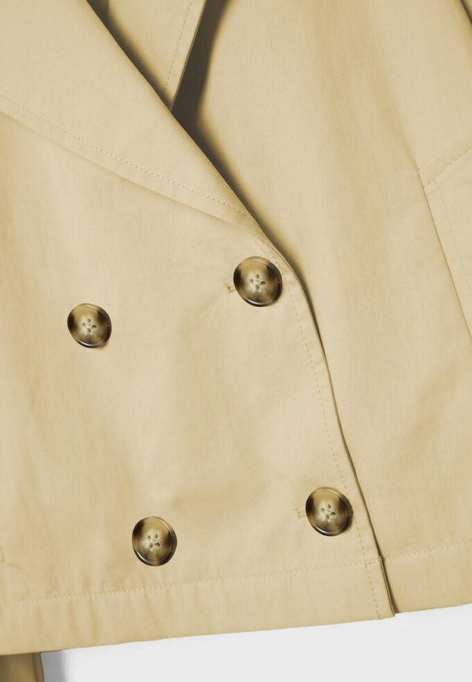 Trench-coat court à double boutonnage Trench-coat court à double boutonnage