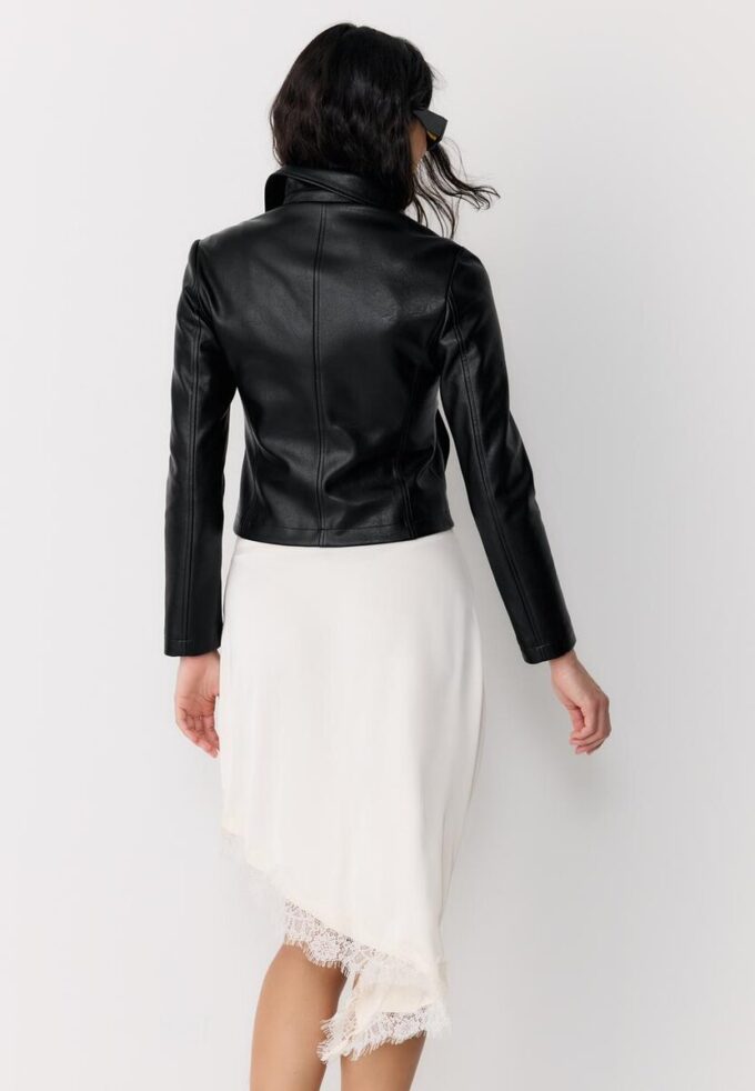 Veste ajustée effet cuir Veste ajustée effet cuir