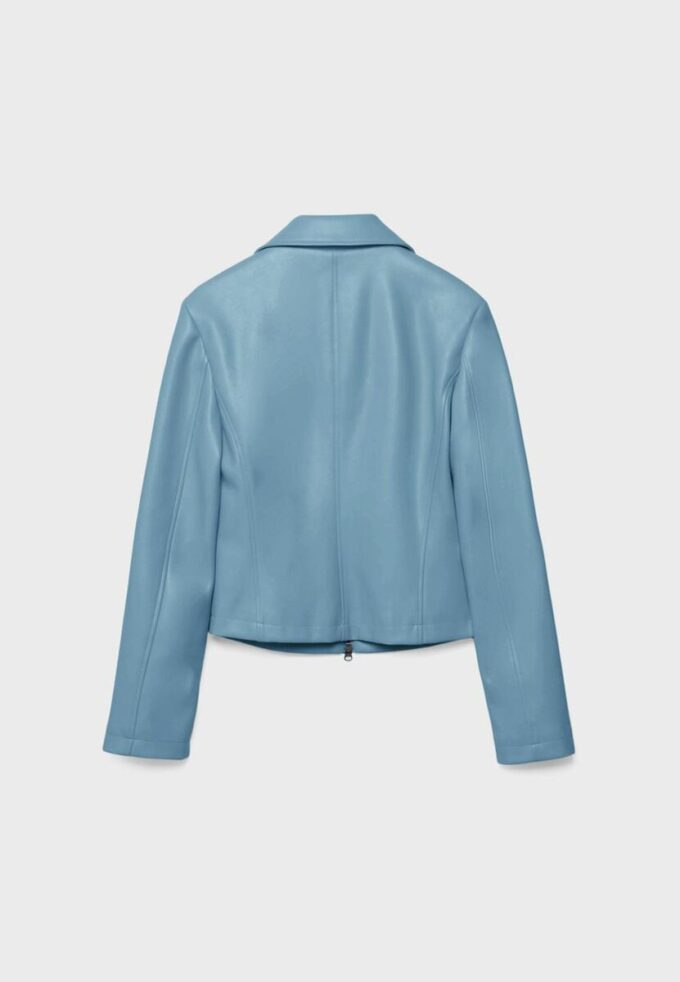 Veste ajustée effet cuir Veste ajustée effet cuir