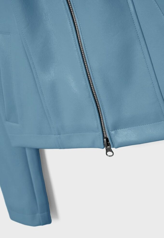 Veste ajustée effet cuir Veste ajustée effet cuir