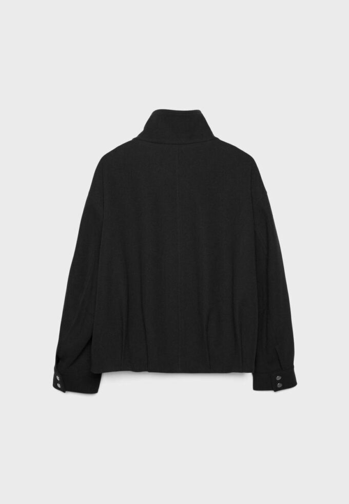 Veste aviateur oversize au Toucher doux