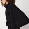 Veste cape au toucher doux