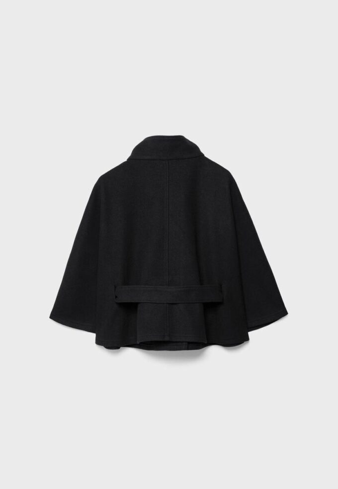 Veste cape au toucher doux