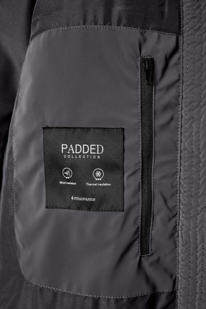 Veste à capuche métallisée