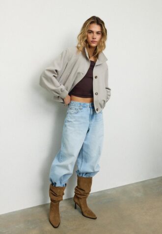 Veste à col montant