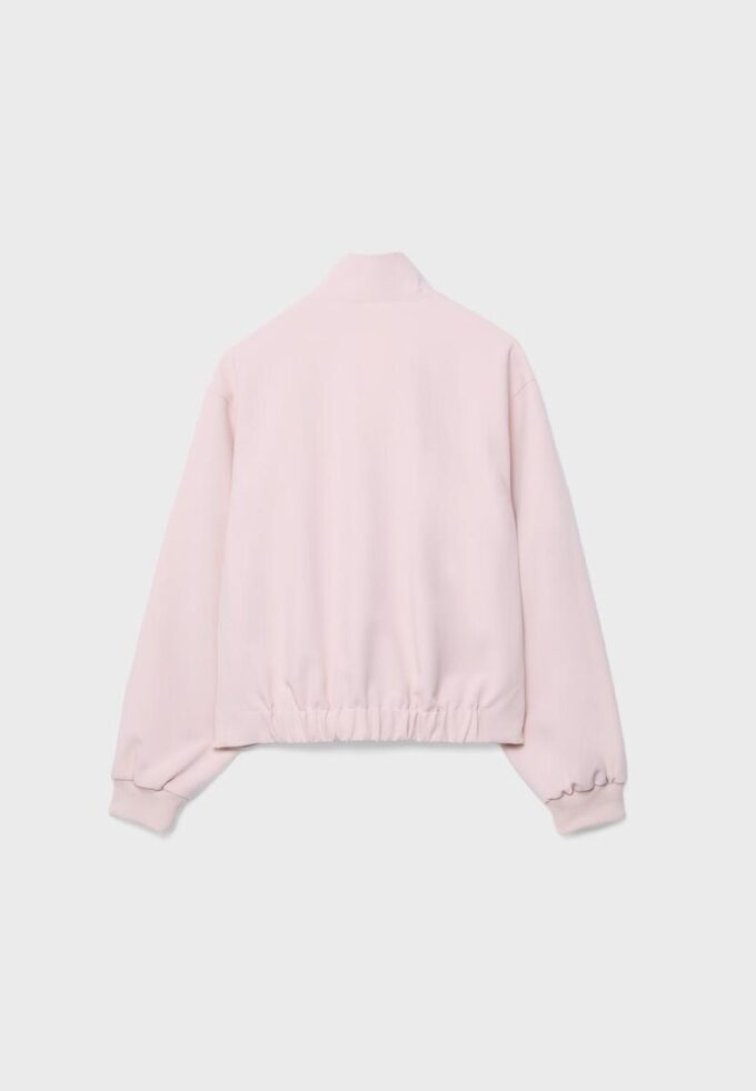 Veste à col montant bouffant