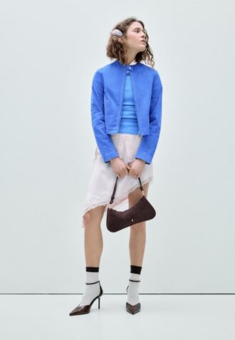 Veste de motard 100 % cuir