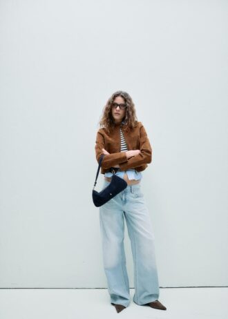 Veste de motard 100 % cuir