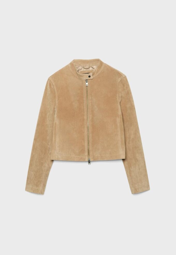 Veste de motard 100 % cuir