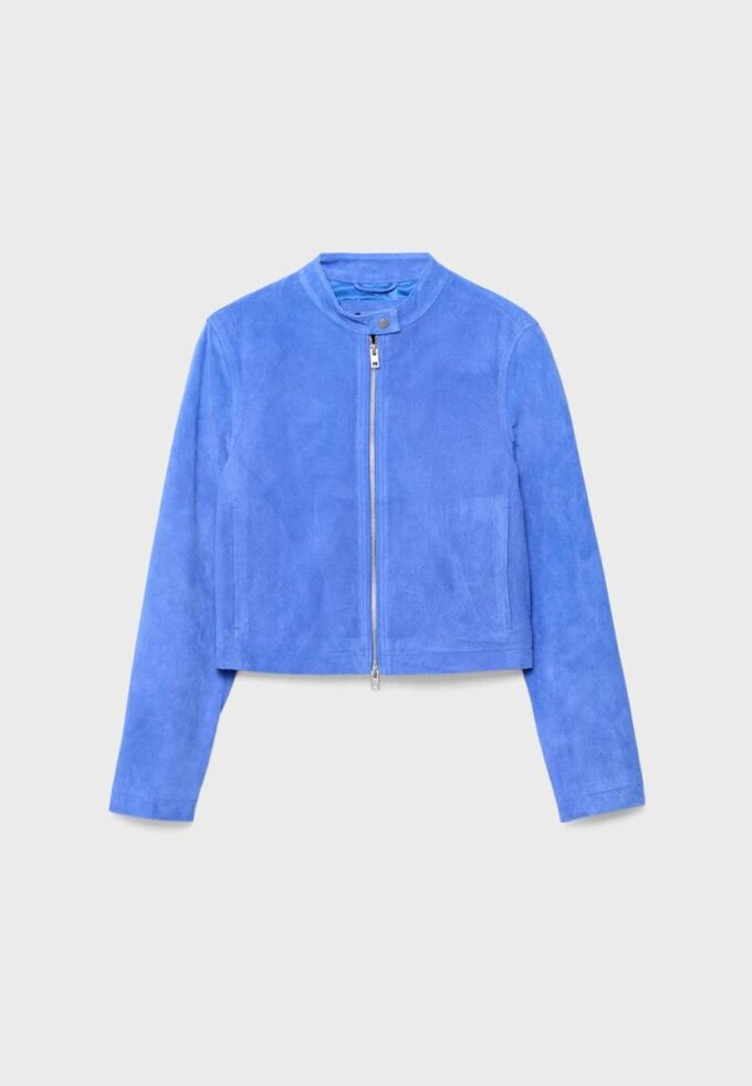 Veste de motard 100 % cuir