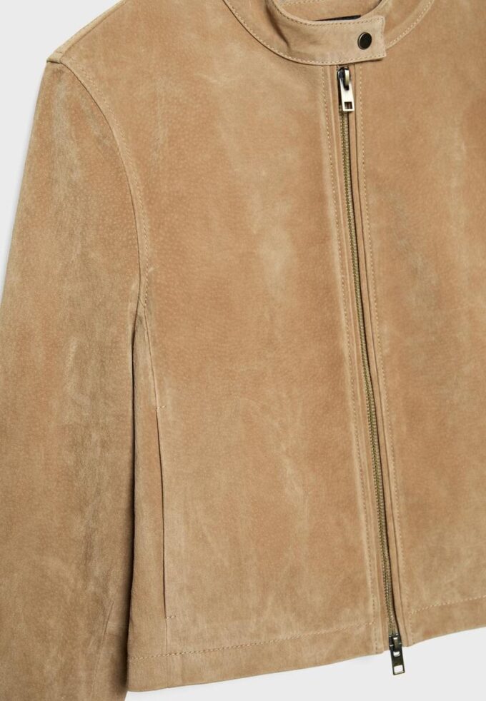 Veste de motard 100 % cuir