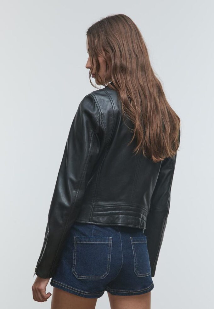 Veste de motard en cuir Veste de motard en cuir