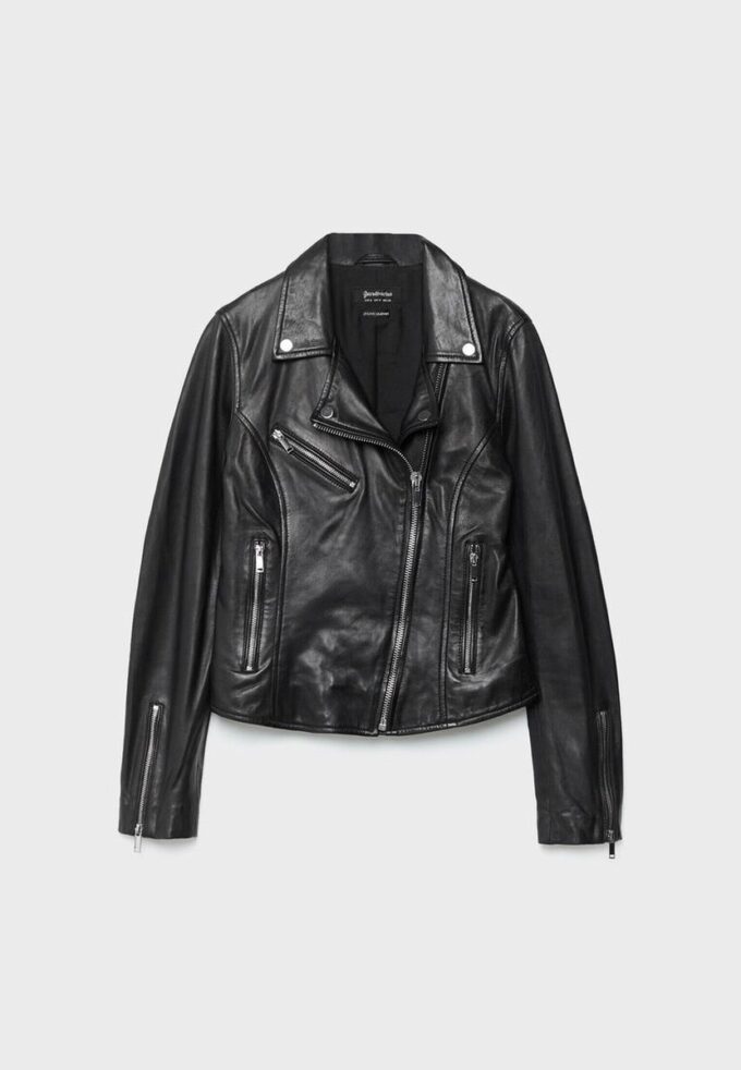 Veste de motard en cuir Veste de motard en cuir