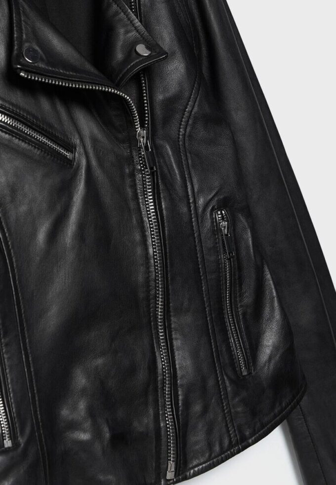 Veste de motard en cuir Veste de motard en cuir