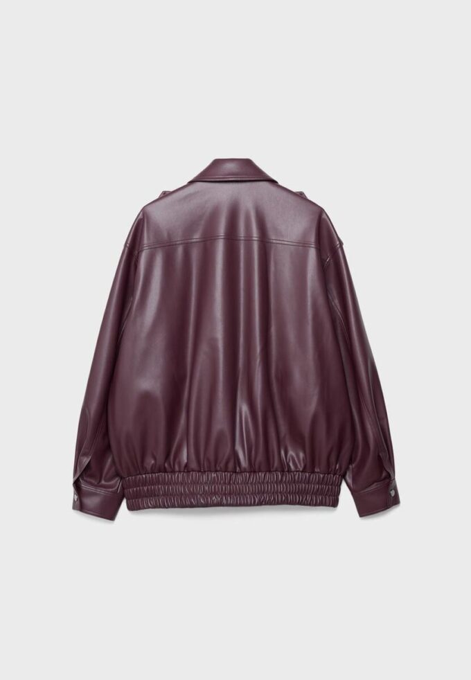 Veste de motard oversize effet cuir Veste de motard oversize effet cuir