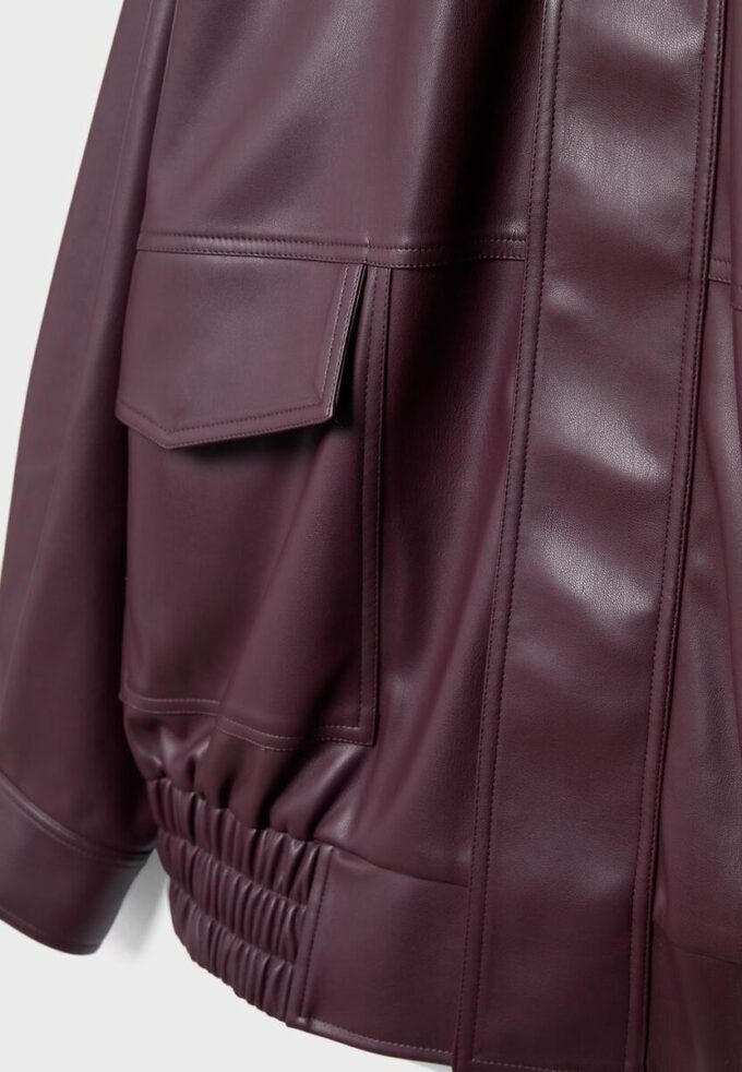 Veste de motard oversize effet cuir Veste de motard oversize effet cuir