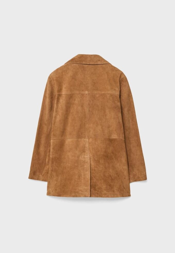 Veste en cuir avec poches Veste en cuir avec poches