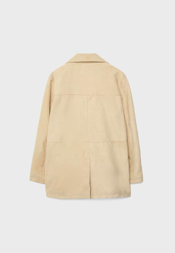 Veste en cuir avec poches Veste en cuir avec poches