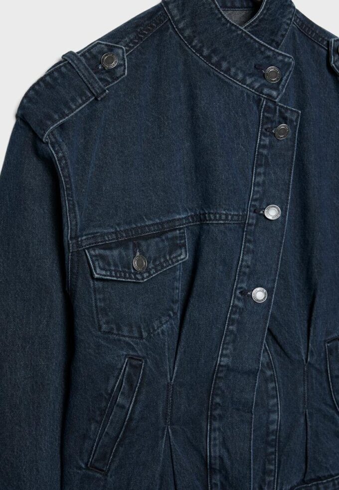 Veste en denim croisée Veste en denim croisée