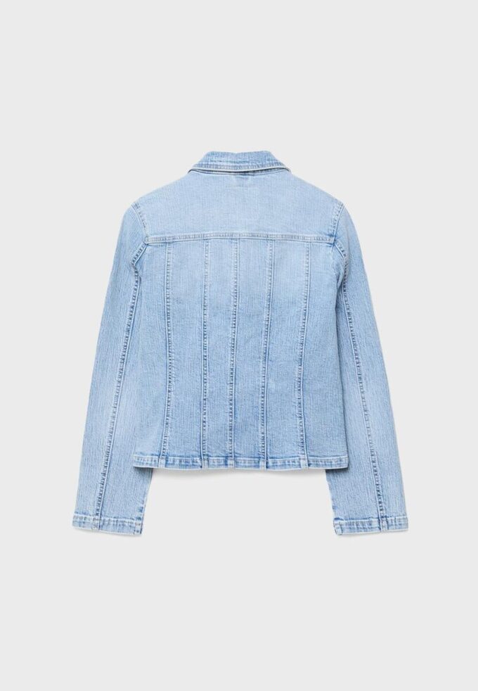 Veste en jean coupe ajustée Veste en jean coupe ajustée