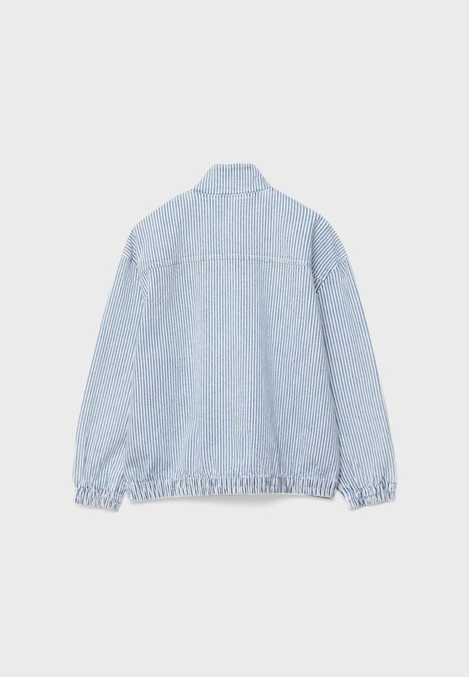 Veste en jean rayée Veste en jean rayée