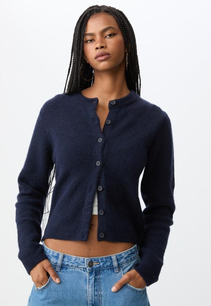 Veste en maille boutonnée Veste en maille boutonnée