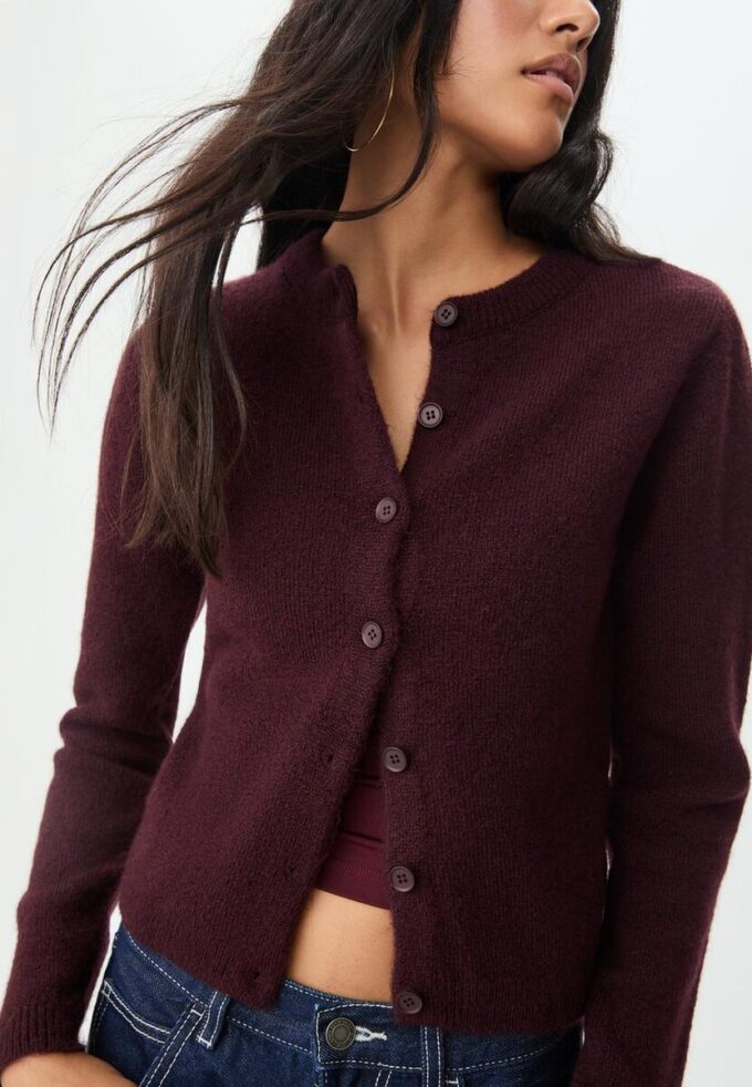 Veste en maille boutonnée Veste en maille boutonnée