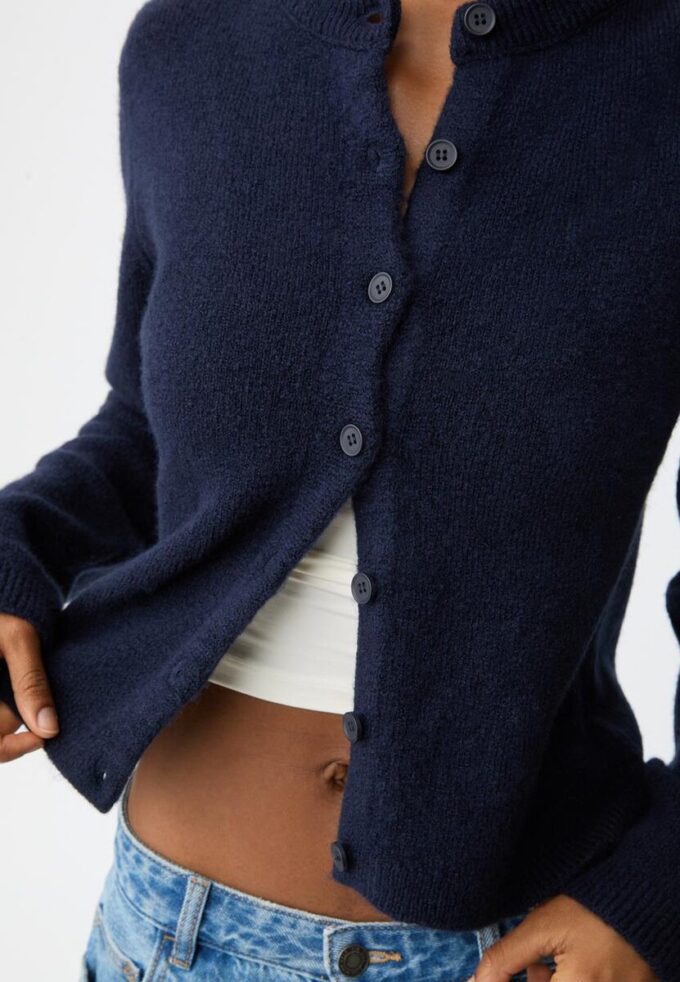 Veste en maille boutonnée Veste en maille boutonnée