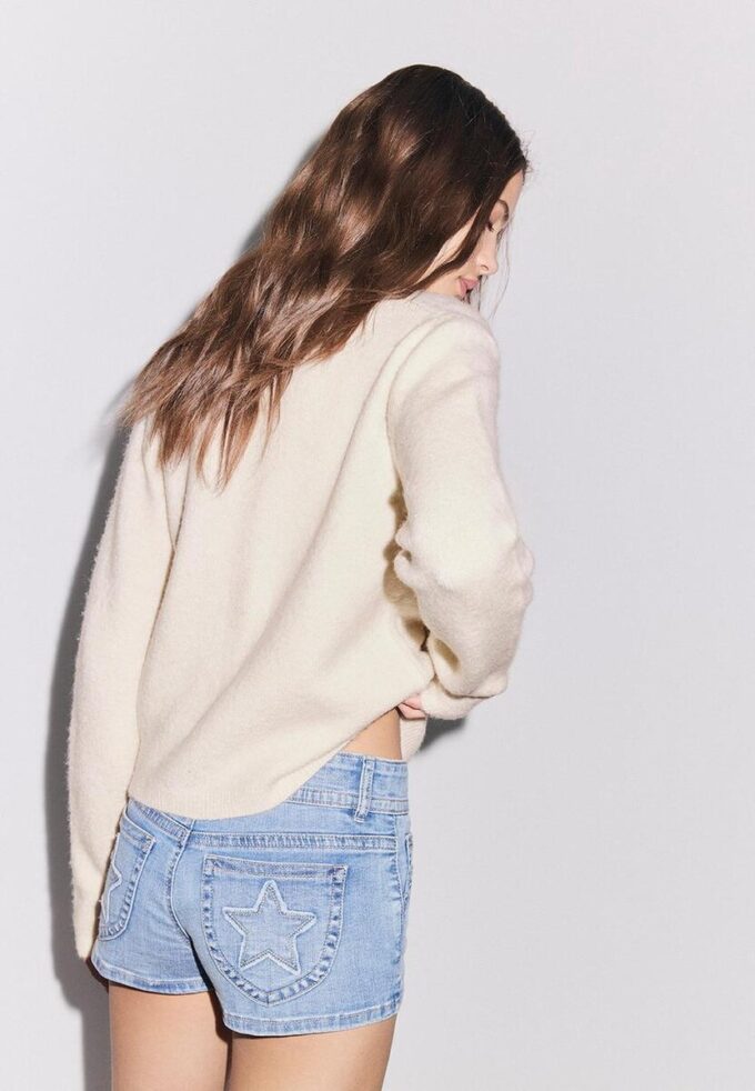 Veste en maille boutonnée Veste en maille boutonnée