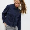 Veste en simili-suède avec poches Veste en simili-suède avec poches