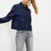 Veste en simili-suède avec poches Veste en simili-suède avec poches