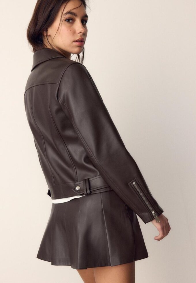 Veste motard effet cuir Veste motard effet cuir