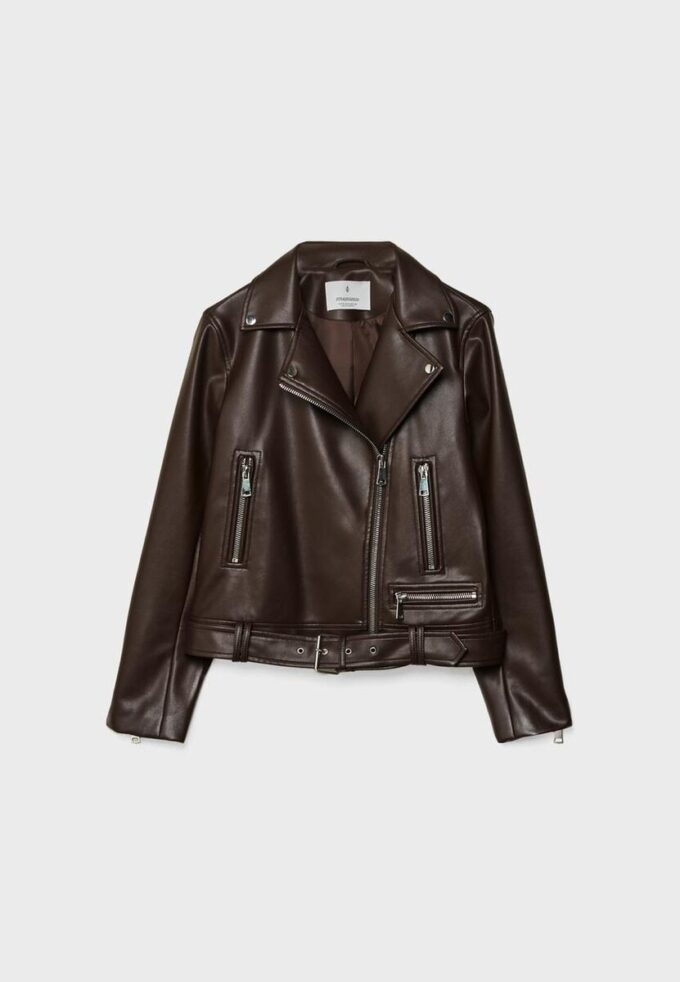 Veste motard effet cuir Veste motard effet cuir